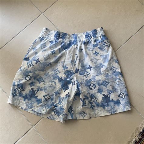 blue lv shorts